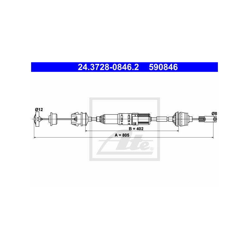 Cable d'embrayage ATE