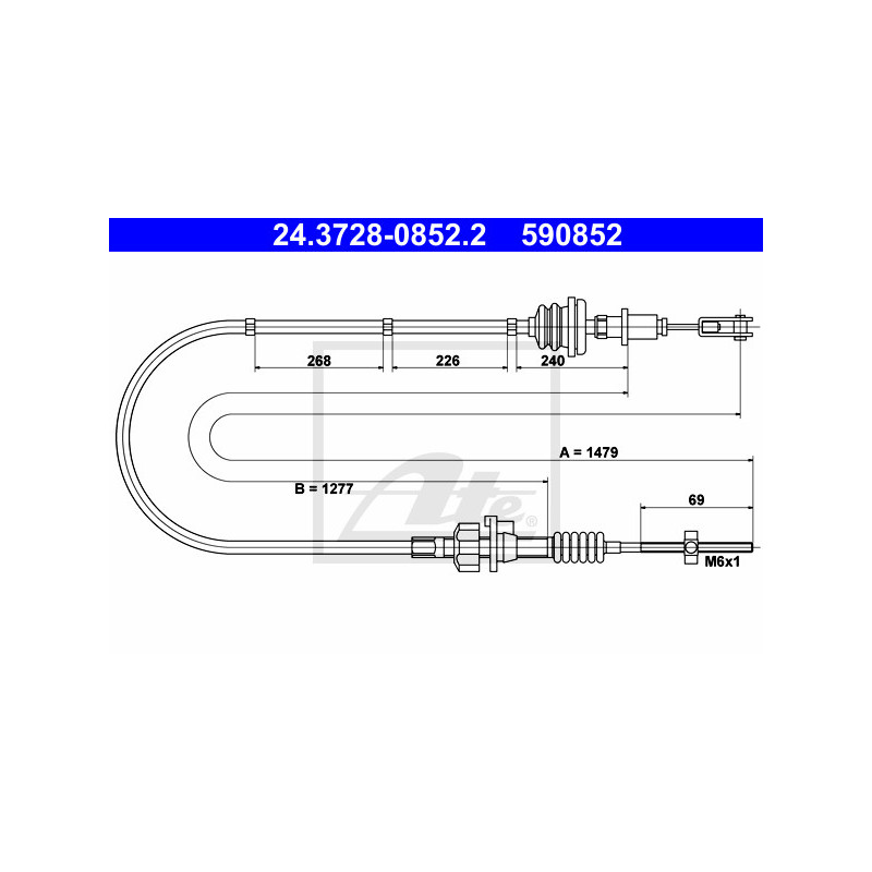 Cable d'embrayage ATE