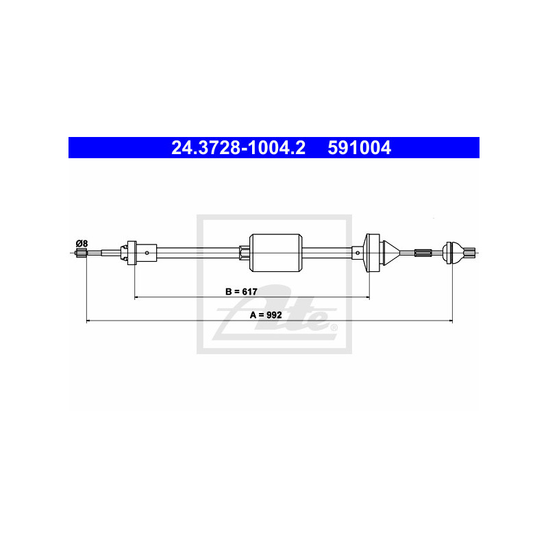 Cable d'embrayage ATE