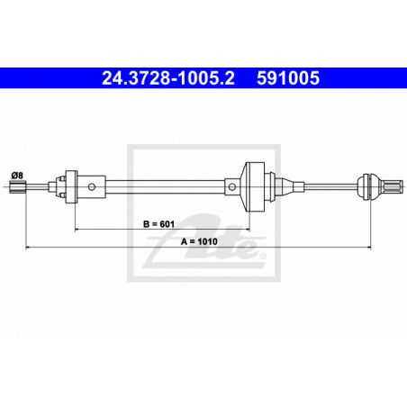 Cable d'embrayage ATE