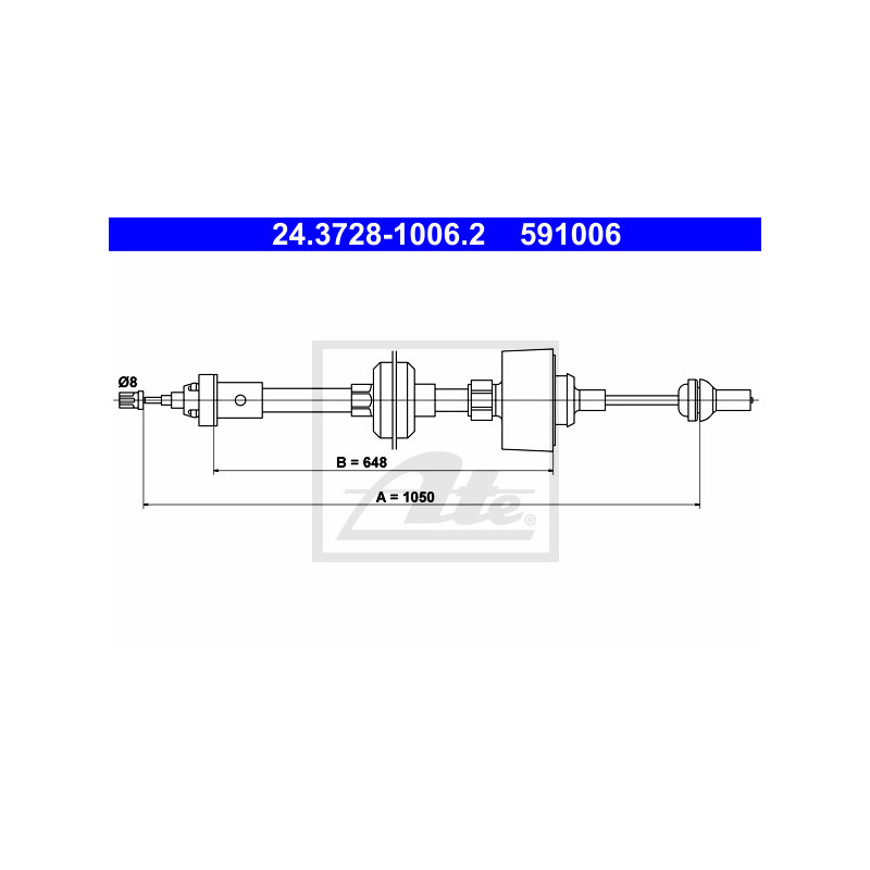 Cable d'embrayage ATE