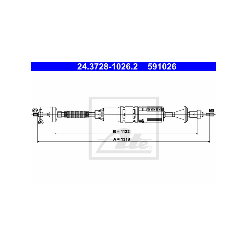 Cable d'embrayage ATE
