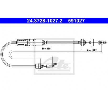 Cable d'embrayage ATE