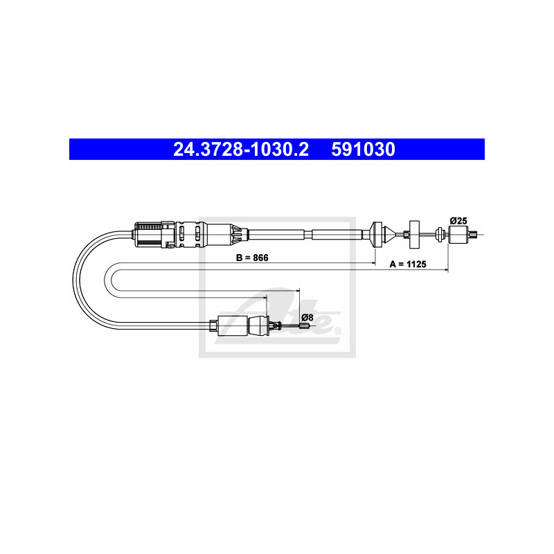 Cable d'embrayage ATE