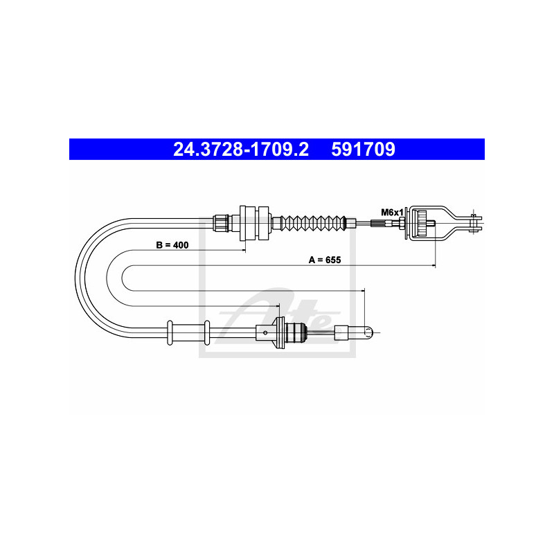 Cable d'embrayage ATE