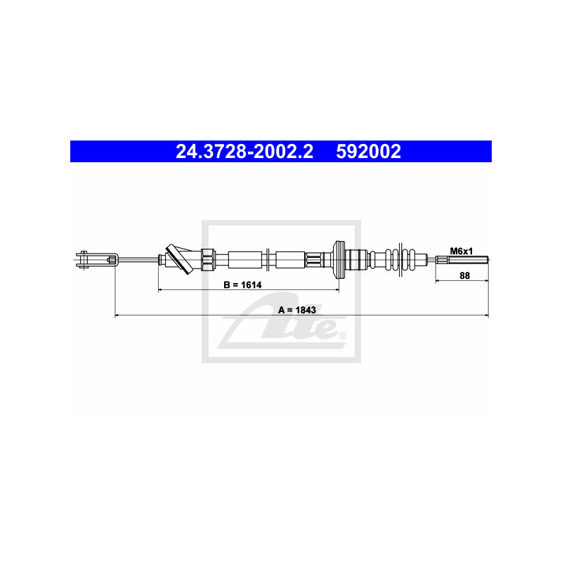 Cable d'embrayage ATE