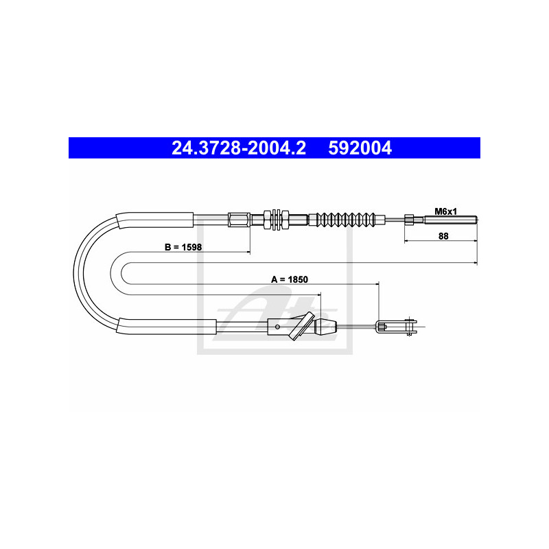 Cable d'embrayage ATE