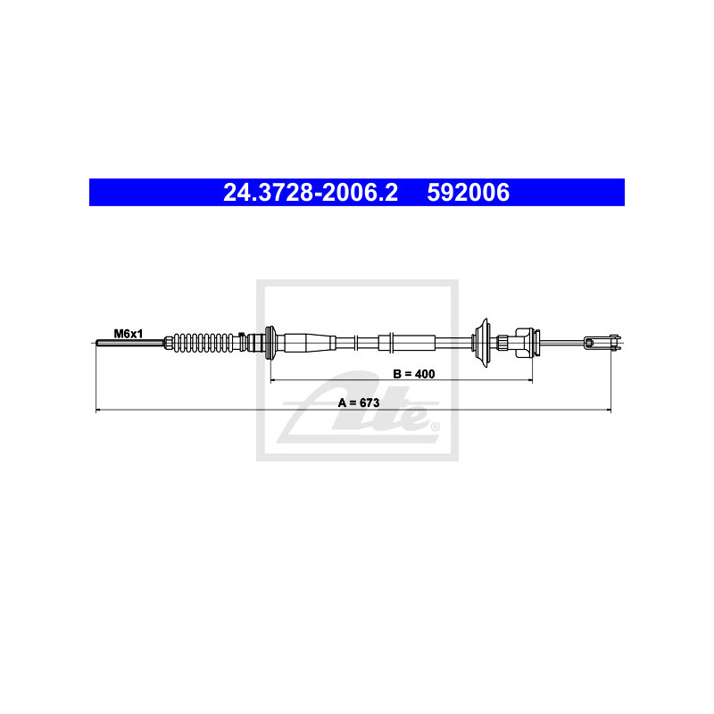 Cable d'embrayage ATE