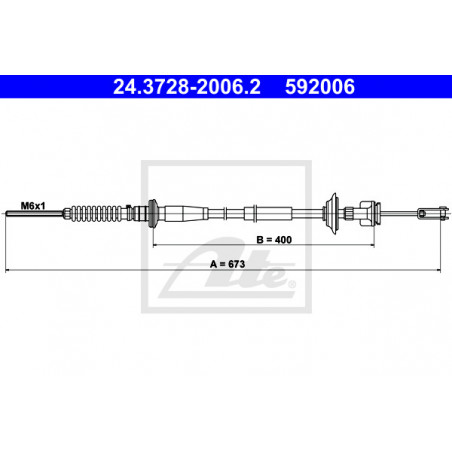 Cable d'embrayage ATE