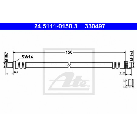 Flexible de frein ATE