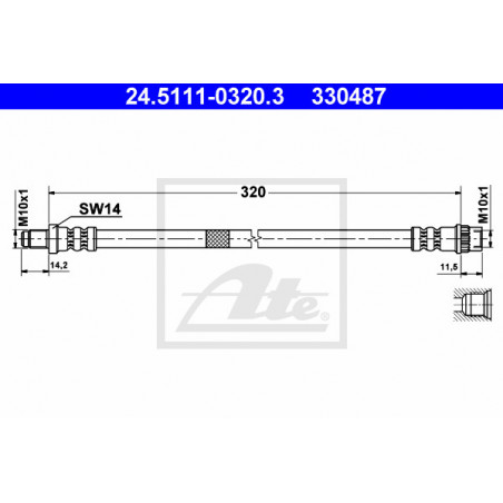 Flexible de frein ATE