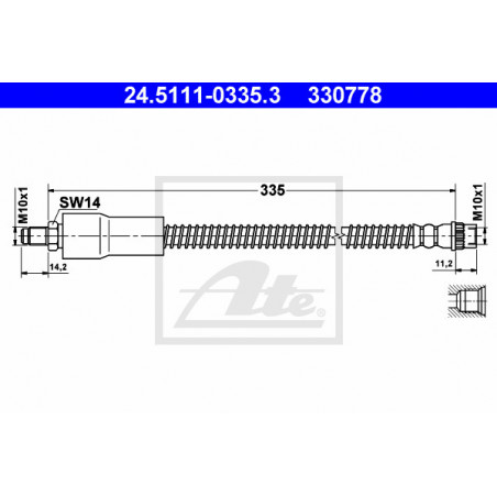 Flexible de frein ATE