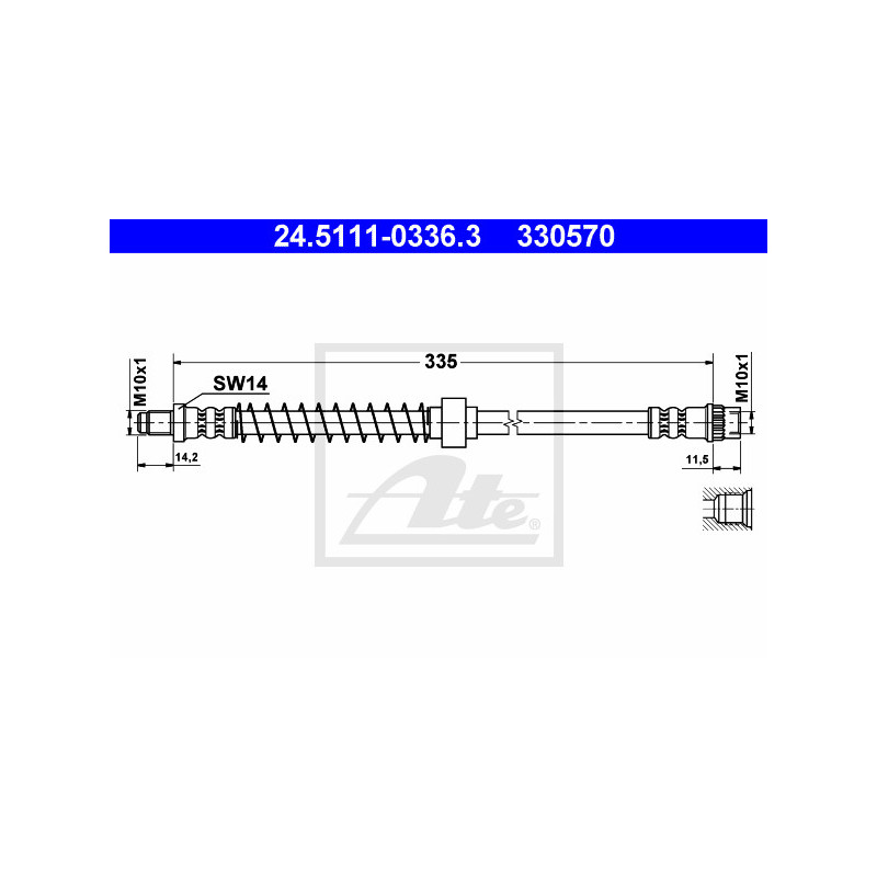 Flexible de frein ATE