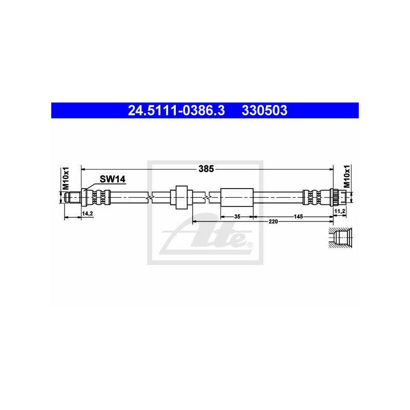 Flexible de frein ATE