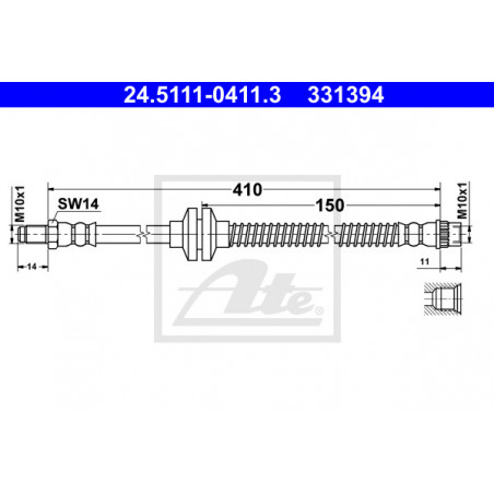 Flexible de frein ATE