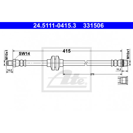 Flexible de frein ATE