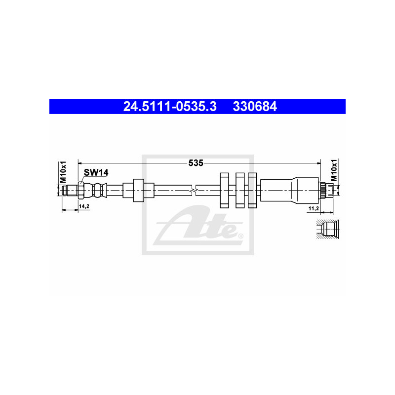 Flexible de frein ATE