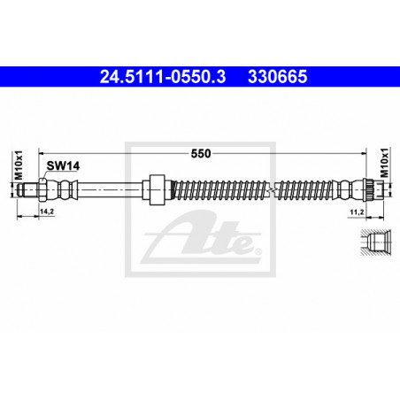 Flexible de frein ATE