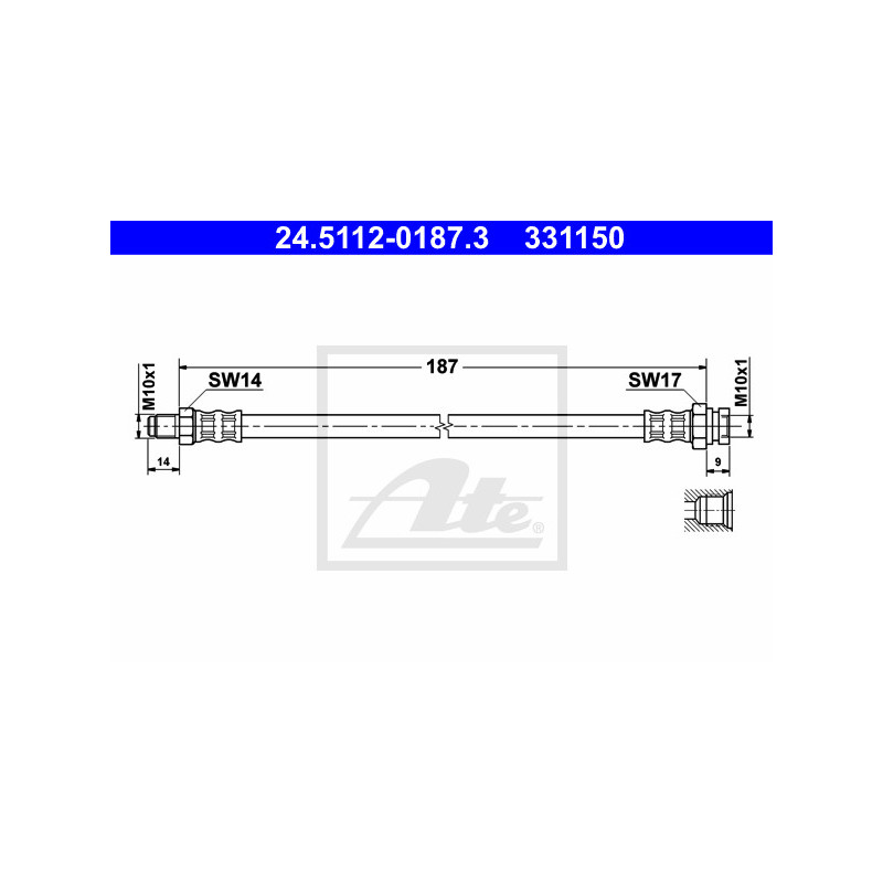 Flexible de frein ATE
