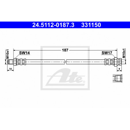 Flexible de frein ATE