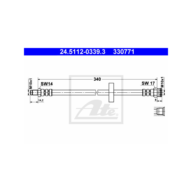 Flexible de frein ATE