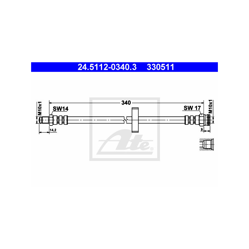Flexible de frein ATE
