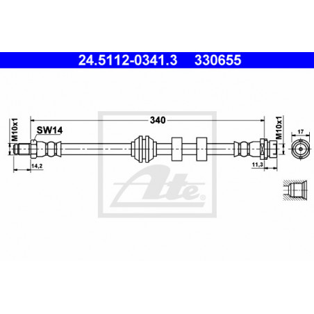 Flexible de frein ATE