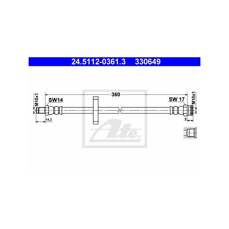Flexible de frein ATE