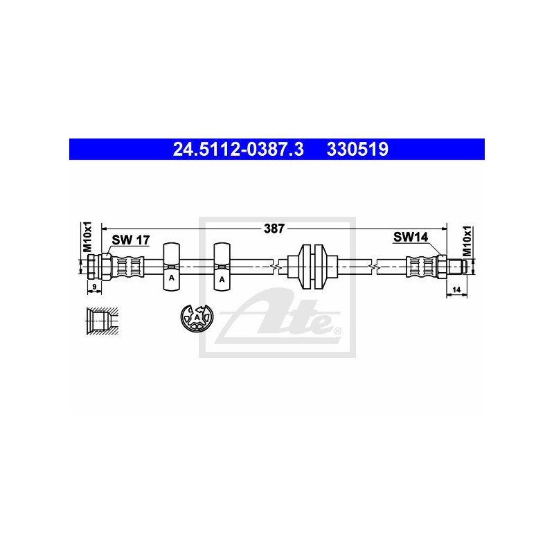 Flexible de frein ATE