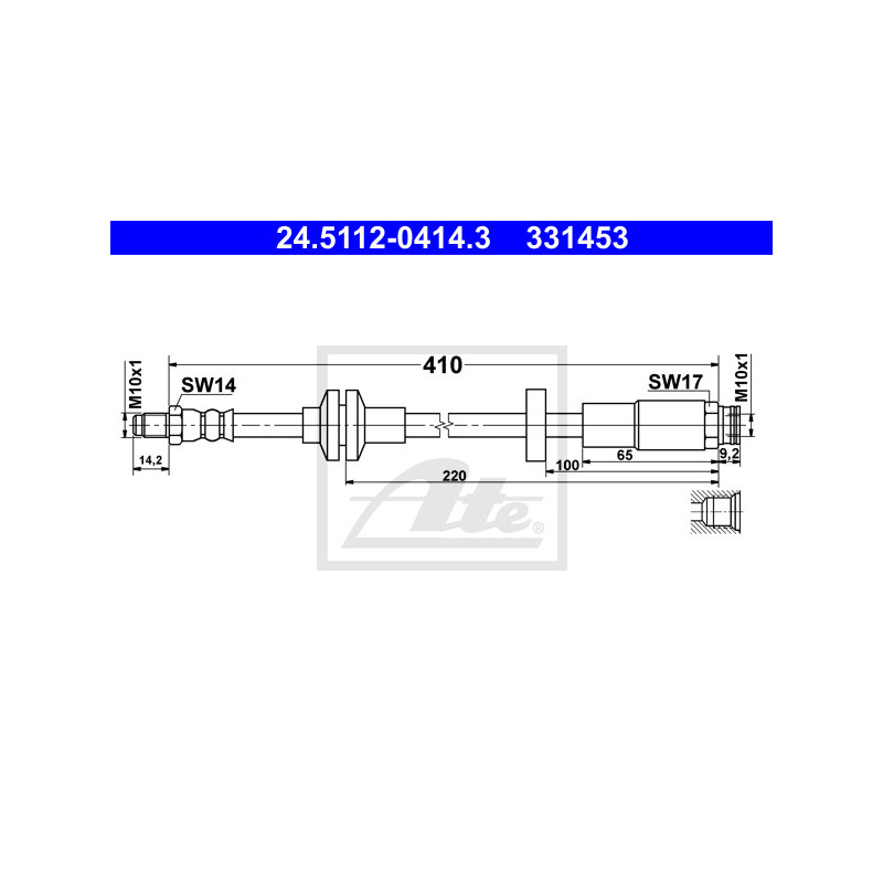Flexible de frein ATE