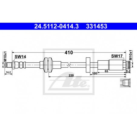 Flexible de frein ATE