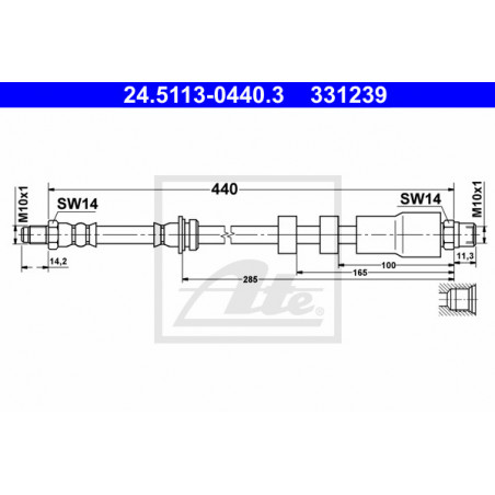 Flexible de frein ATE