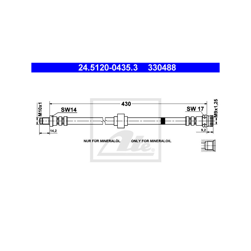 Flexible de frein ATE