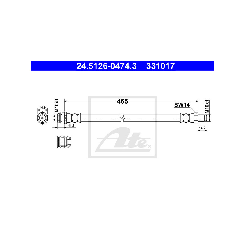 Flexible de frein ATE