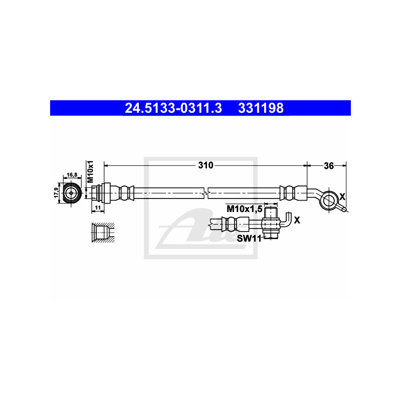 Flexible de frein ATE