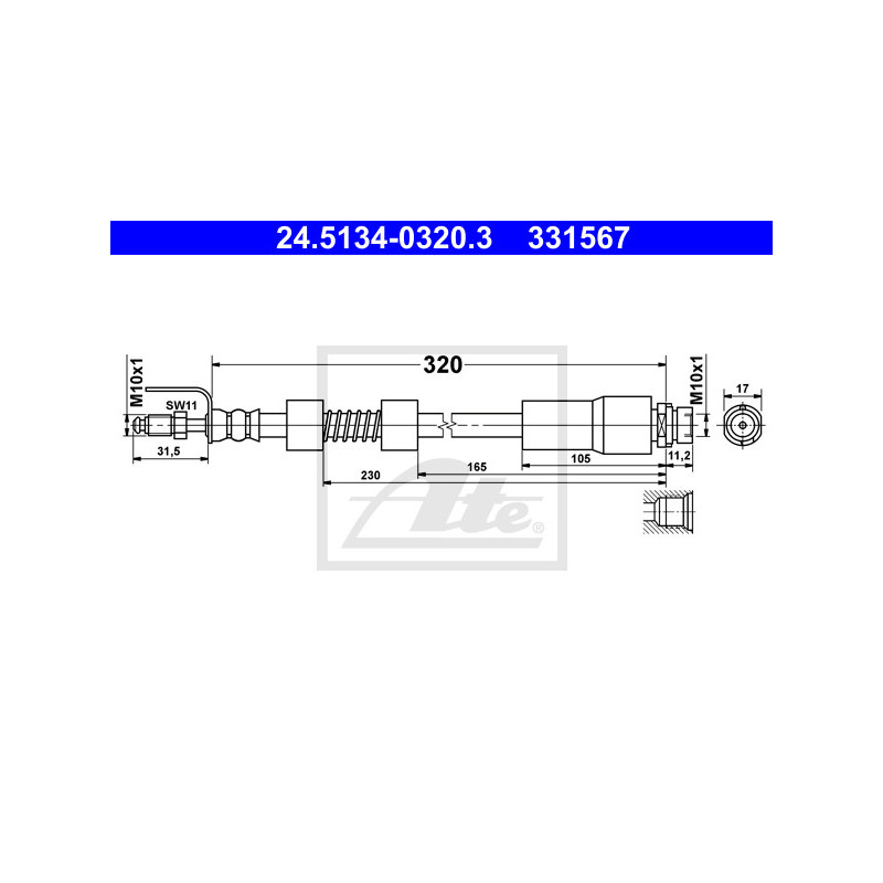 Flexible de frein ATE