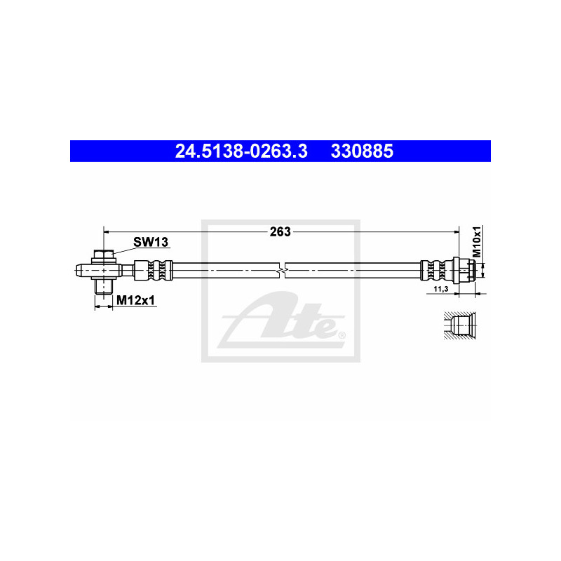 Flexible de frein ATE