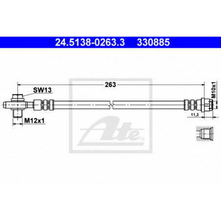 Flexible de frein ATE