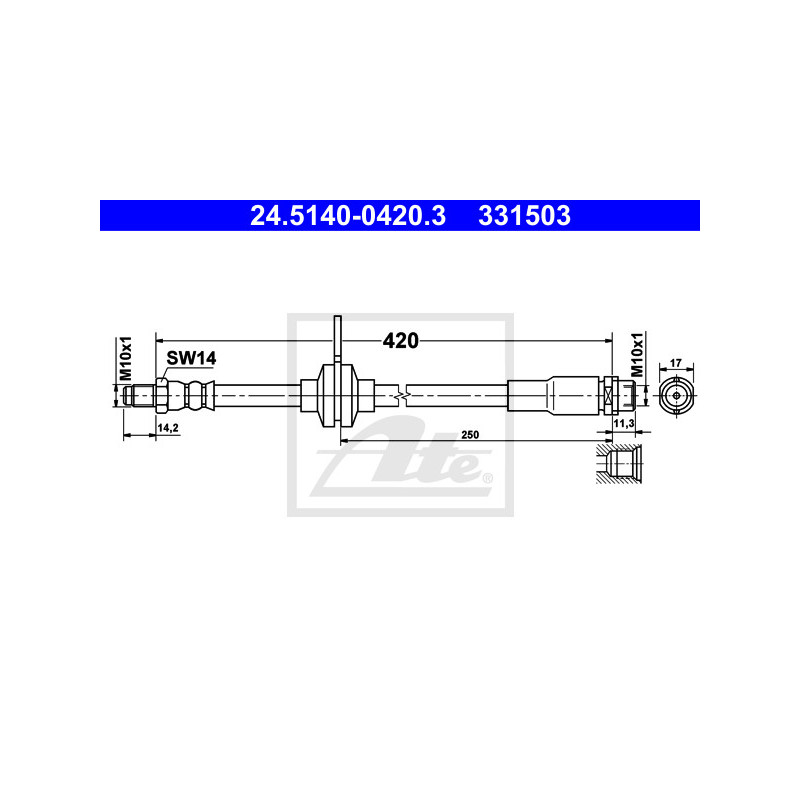 Flexible de frein ATE