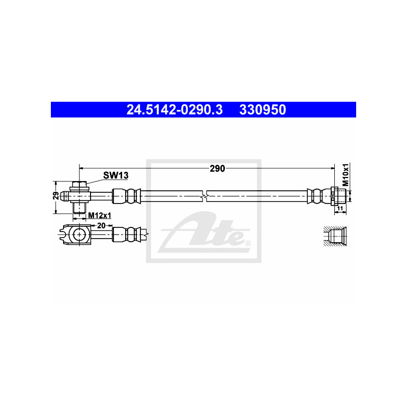 Flexible de frein ATE