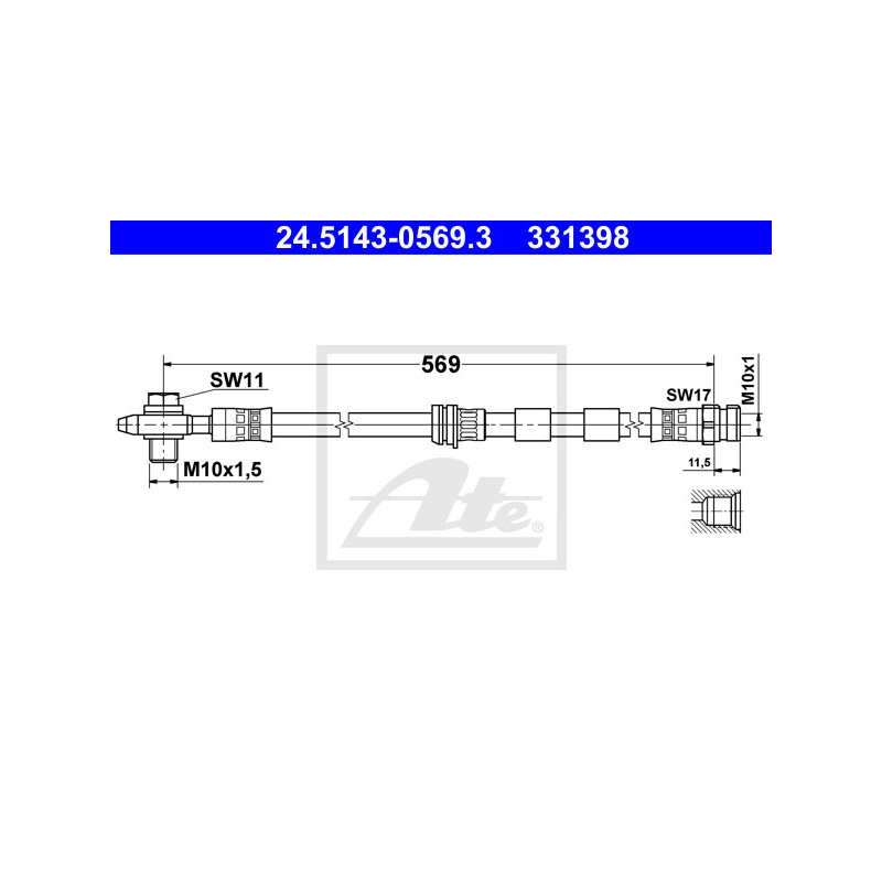 Flexible de frein ATE