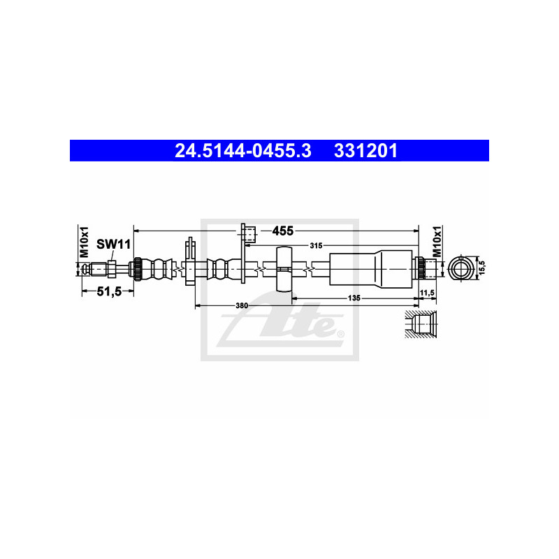 Flexible de frein ATE