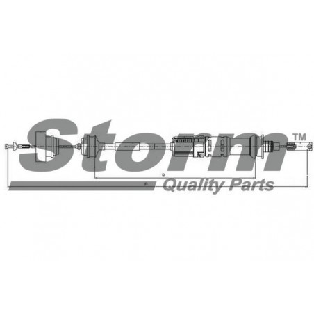 Cable d'embrayage STORM