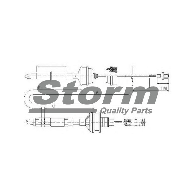 Cable d'embrayage STORM