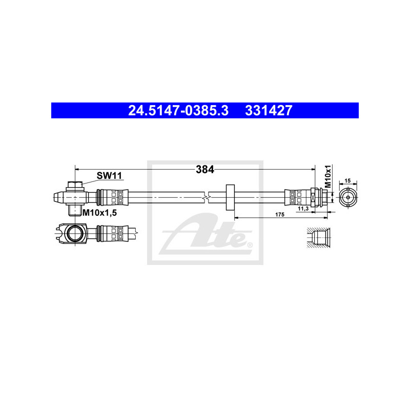 Flexible de frein ATE