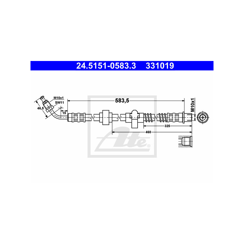 Flexible de frein ATE