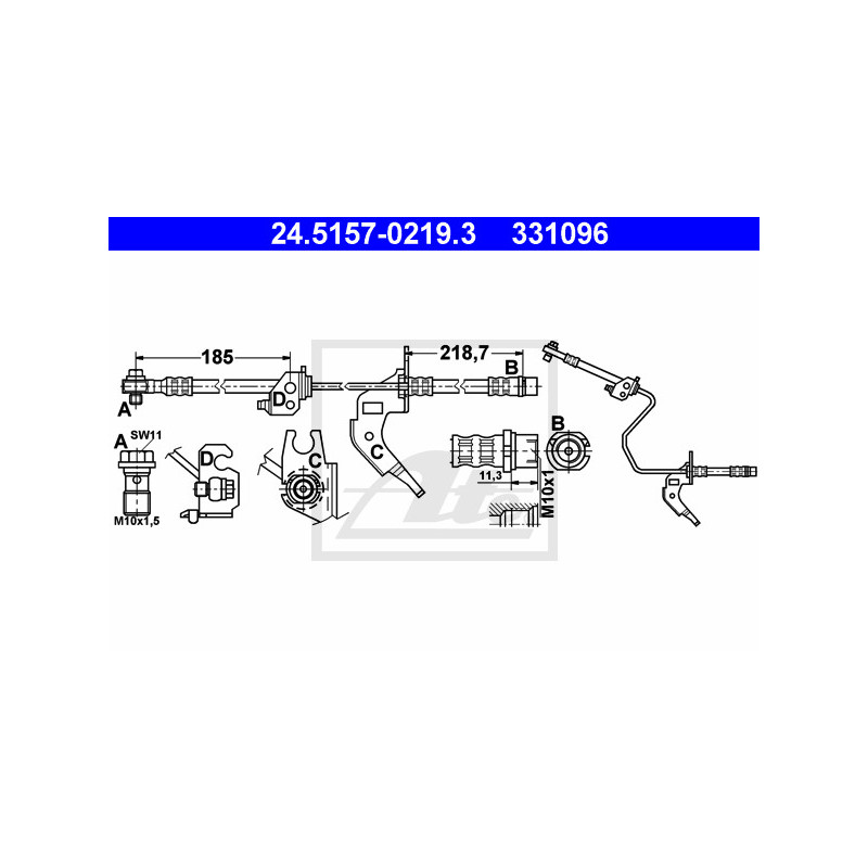 Flexible de frein ATE
