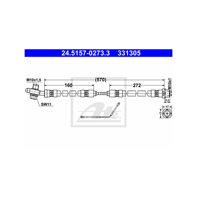 Flexible de frein ATE