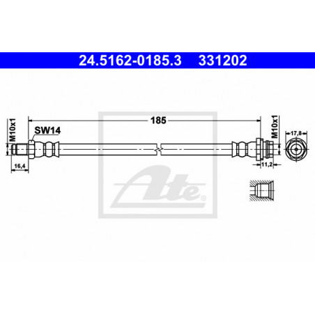 Flexible de frein ATE