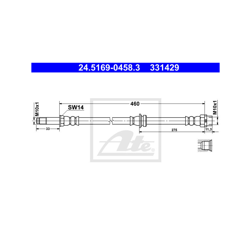 Flexible de frein ATE